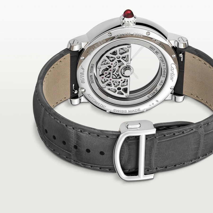 Đồng Hồ Cartier Rotonde De Cartier Watch Nam Xám